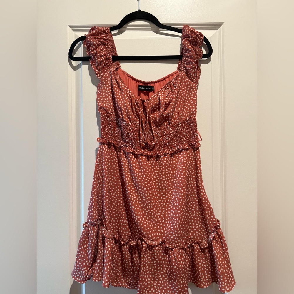 Sundae Muse Polka Dot Mini Dress